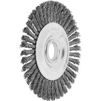 Lessmann ® - Lessmann Schmale Rundbürste gerade, Stahldraht 0,50 mm, Bürsten-⌀xBohrungs-⌀ 125X22 mm von LESSMANN