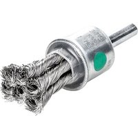 Lessmann Pinselbürste Edelstahl gezopft 22x28/72x0,35mm von LESSMANN