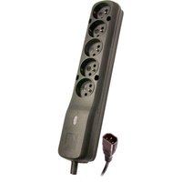 Lz- 530 bw g-a k.:cz 1,5m iec320 stromverlängerung 1.5 m 5 netzsteckdose(n) innen schwarz - Lestar von LESTAR