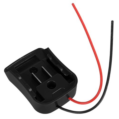 LETAOSK Schwarzer Akku Flach Push Ausgangs Adapter Dock Power Mount Halter Anschluss mit 14AWG Messgerät Draht Fit für Makita 12V LETAOSK Schwarzer Akku Flach Push Ausgangs Adapter Dock Power Mount Halter Anschluss mit 14AWG Messgerät Draht Fit für Makita 12V von LETAOSK
