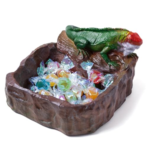 LETAPCLAWTTT Dekorative Eidechsenschale aus Kunstharz, handbemalt, Mehrzweck-Schreibtisch-Organizer, Eingangsdekoration LETAPCLAWTTT Dekorative Eidechsenschale aus Kunstharz, handbemalt, Mehrzweck-Schreibtisch-Organizer, Eingangsdekoration von LETAPCLAWTTT