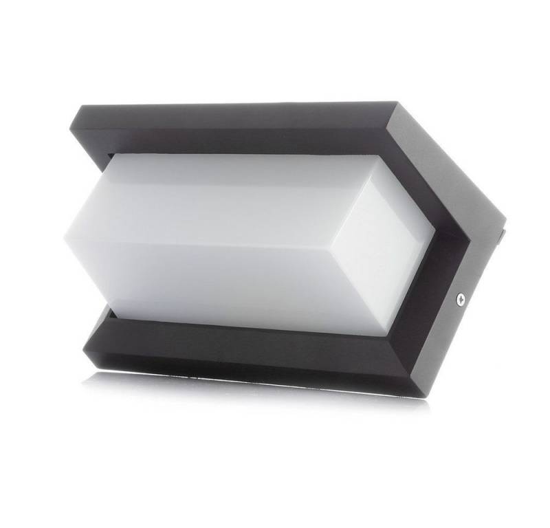 LETGOSPT Außen-Wandleuchte 18W Wandlampe mit Bewegungsmelder, 26X12.5cm von LETGOSPT