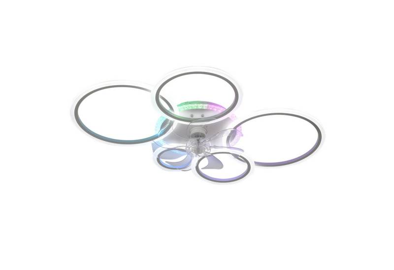 LETGOSPT Deckenleuchte 54W Blütenform LED Deckenlampe Dimmbare, RGB Hintergrundbeleuchtung, LED fest integriert, Kaltweiß/Naturweiß/Warmweiß+RGB Hintergrundbeleuchtung Farbwechsel, Deckenlampe mit RGB Farbwechsel Lampe für Schlafzimmer Kinderzimmer LETGOSPT Deckenleuchte 54W Blütenform LED Deckenlampe Dimmbare, RGB Hintergrundbeleuchtung, LED fest integriert, Kaltweiß/Naturweiß/Warmweiß+RGB Hintergrundbeleuchtung Farbwechsel, Deckenlampe mit RGB Farbwechsel Lampe für Schlafzimmer Kinderzimmer von LETGOSPT