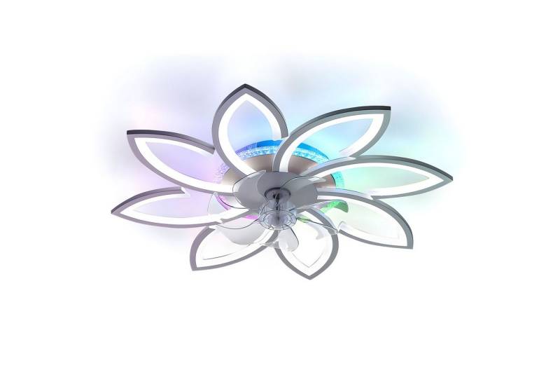 LETGOSPT Deckenleuchte 54W Blütenform LED Deckenlampe Dimmbare, RGB Hintergrundbeleuchtung, LED fest integriert, Kaltweiß/Naturweiß/Warmweiß+RGB Hintergrundbeleuchtung Farbwechsel, Deckenlampe mit RGB Farbwechsel Lampe für Schlafzimmer Kinderzimmer LETGOSPT Deckenleuchte 54W Blütenform LED Deckenlampe Dimmbare, RGB Hintergrundbeleuchtung, LED fest integriert, Kaltweiß/Naturweiß/Warmweiß+RGB Hintergrundbeleuchtung Farbwechsel, Deckenlampe mit RGB Farbwechsel Lampe für Schlafzimmer Kinderzimmer von LETGOSPT