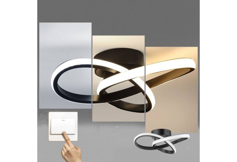 LETGOSPT Deckenleuchte Moderne LED Kleeblatt Deckenleuchte, Dimmbar Deckenlampe 30W 3000LM, LED fest integriert, Warmweiß, Naturelweiß, Kaltweißlicht, LED Kleeblatt Deckenleuchte Dia 25CM für Wohnzimmer Schlafzimmer LETGOSPT Deckenleuchte Moderne LED Kleeblatt Deckenleuchte, Dimmbar Deckenlampe 30W 3000LM, LED fest integriert, Warmweiß, Naturelweiß, Kaltweißlicht, LED Kleeblatt Deckenleuchte Dia 25CM für Wohnzimmer Schlafzimmer von LETGOSPT