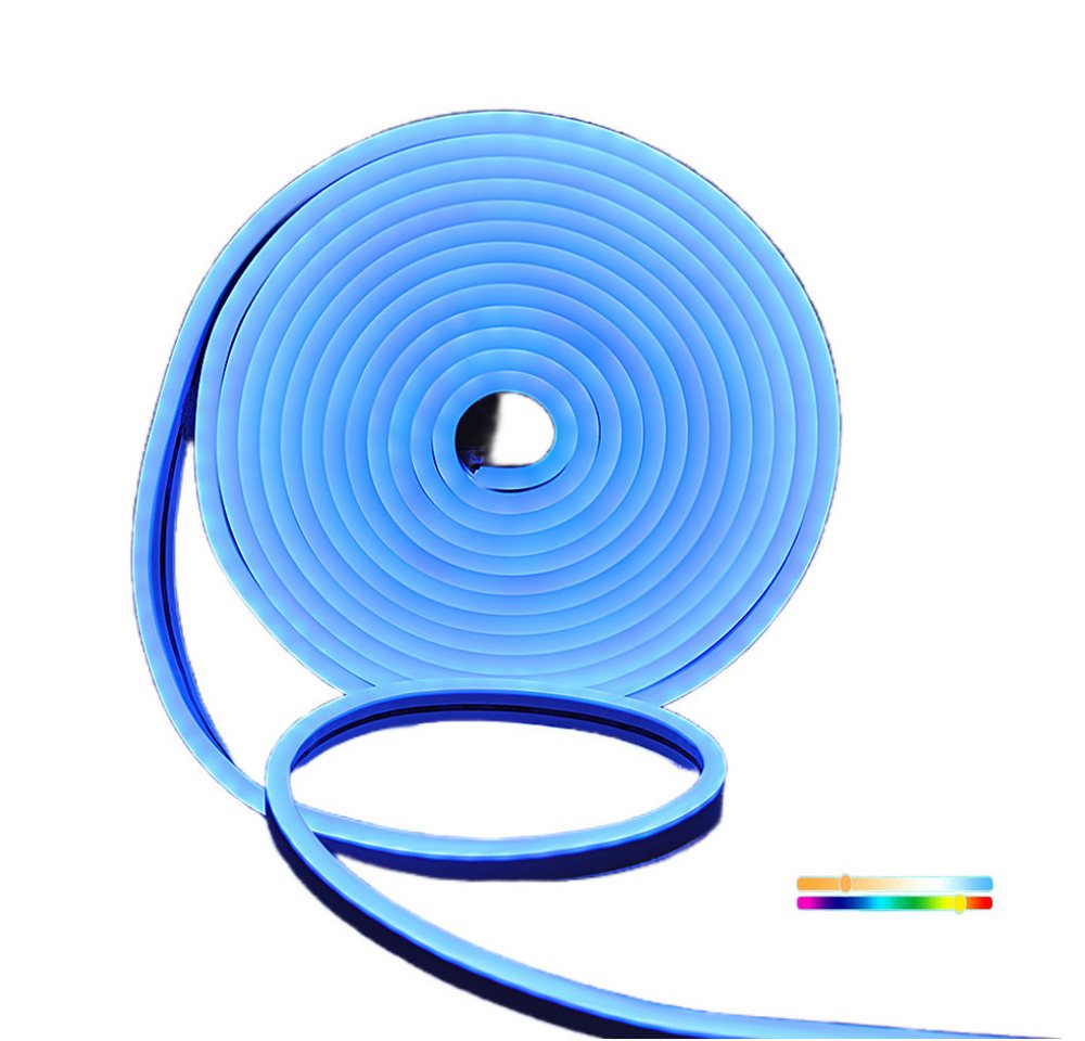 LETGOSPT LED Stripe LED Streifen 5 m, 12 V dimmbarer Neon LED Strip, IP67 wasserdichtes, Neon-Seil-Licht Silikon DIY flexibler Lichtstreifen mit Controller LETGOSPT LED Stripe LED Streifen 5 m, 12 V dimmbarer Neon LED Strip, IP67 wasserdichtes, Neon-Seil-Licht Silikon DIY flexibler Lichtstreifen mit Controller von LETGOSPT
