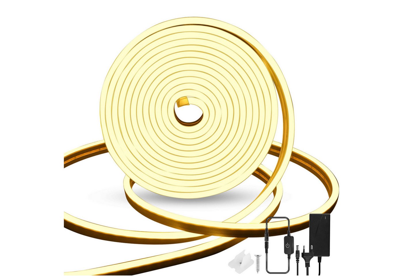 LETGOSPT LED Stripe LED Strip 5m, 12V Neon LED Streifen mit Fernbedienung,IP65 Wasserdicht, DIY-Funktion, Neon Lichtband für Wohnzimmer, Schlafzimmer Deko LETGOSPT LED Stripe LED Strip 5m, 12V Neon LED Streifen mit Fernbedienung,IP65 Wasserdicht, DIY-Funktion, Neon Lichtband für Wohnzimmer, Schlafzimmer Deko von LETGOSPT