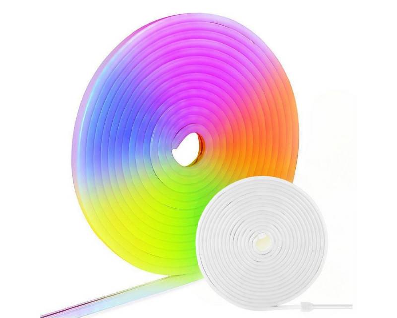 LETGOSPT LED Stripe LED Strip 5m, LED Streifen mit Bluetooth App-Steuerung, DIY-Funktion, RGB 12V Dimmbar Neon LED Streifen, IP67 Wasserdicht LETGOSPT LED Stripe LED Strip 5m, LED Streifen mit Bluetooth App-Steuerung, DIY-Funktion, RGB 12V Dimmbar Neon LED Streifen, IP67 Wasserdicht von LETGOSPT