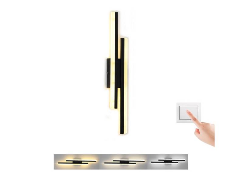 LETGOSPT LED Wandleuchte Modern LED Wandlampe 16W/18W, LED Wandleuchte Flutlicht Dimmbare, LED fest integriert, Kaltweiß/Naturweiß/Warmweiß, LED Wandlampe Innen,IP65 Wasserdicht Treppen Eingangsflur von LETGOSPT