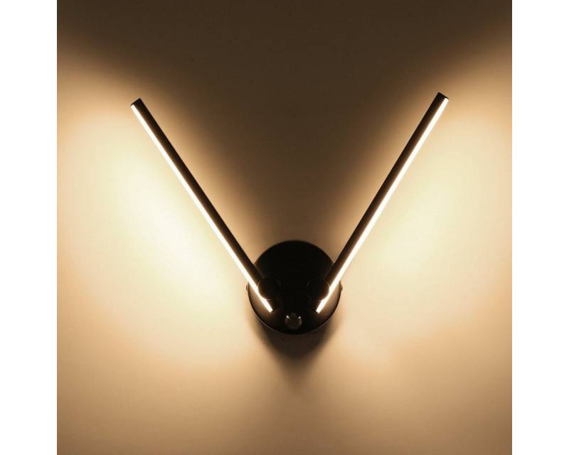 LETGOSPT LED Wandleuchte Wandlampe Wohnzimmer 180° Schwenkbar Schwarze Wandbeleuchtung, LED fest integriert, Warmweiß, Flurlampe Wohnzimmerlampe,für Treppenhaus Wohnzimmer Schlafzimmer LETGOSPT LED Wandleuchte Wandlampe Wohnzimmer 180° Schwenkbar Schwarze Wandbeleuchtung, LED fest integriert, Warmweiß, Flurlampe Wohnzimmerlampe,für Treppenhaus Wohnzimmer Schlafzimmer von LETGOSPT