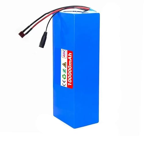 48 Volt Ebike E-Fahrrad Lithiumbatterie 48 V 100 Ah Lithium-Ionen-Akku 13S4P Elektrorollerbatterie mit 54,6 V 2 A Ladegeräten A,XT60+DC 48 Volt Ebike E-Fahrrad Lithiumbatterie 48 V 100 Ah Lithium-Ionen-Akku 13S4P Elektrorollerbatterie mit 54,6 V 2 A Ladegeräten A,XT60+DC von LETIANZG