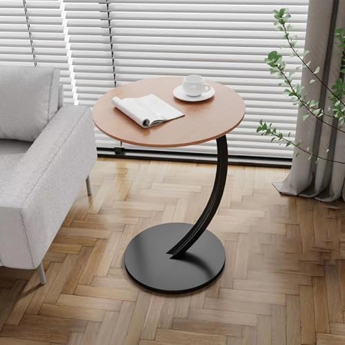 Beistelltisch C-Förmiger Couchtisch, Runder Aufbewahrungs-Beistelltisch Mit Metallrahmen, Platzsparendes C-Förmiges Design Für Wohnzimmer, Schlafzimmer, Büro C Beistelltisch C-Förmiger Couchtisch, Runder Aufbewahrungs-Beistelltisch Mit Metallrahmen, Platzsparendes C-Förmiges Design Für Wohnzimmer, Schlafzimmer, Büro C von LETIANZG