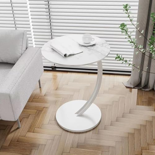 Beistelltisch C-Förmiger Couchtisch, Runder Aufbewahrungs-Beistelltisch Mit Metallrahmen, Platzsparendes C-Förmiges Design Für Wohnzimmer, Schlafzimmer, Büro D Beistelltisch C-Förmiger Couchtisch, Runder Aufbewahrungs-Beistelltisch Mit Metallrahmen, Platzsparendes C-Förmiges Design Für Wohnzimmer, Schlafzimmer, Büro D von LETIANZG