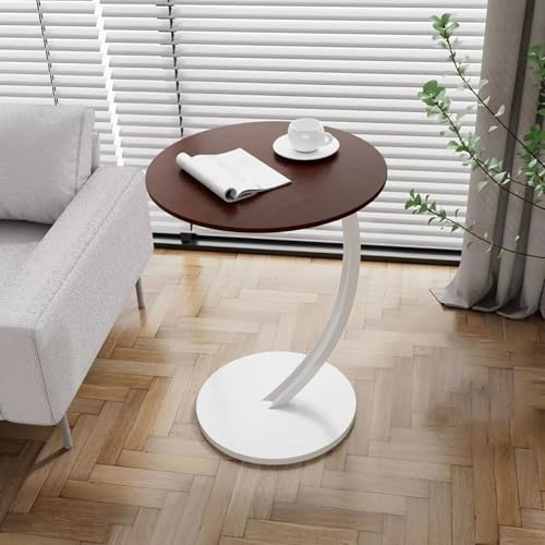 Beistelltisch C-Förmiger Couchtisch, Runder Aufbewahrungs-Beistelltisch Mit Metallrahmen, Platzsparendes C-Förmiges Design Für Wohnzimmer, Schlafzimmer, Büro E Beistelltisch C-Förmiger Couchtisch, Runder Aufbewahrungs-Beistelltisch Mit Metallrahmen, Platzsparendes C-Förmiges Design Für Wohnzimmer, Schlafzimmer, Büro E von LETIANZG