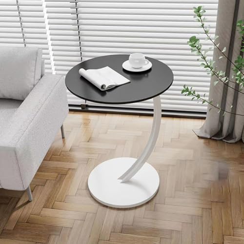 Beistelltisch C-Förmiger Couchtisch, Runder Aufbewahrungs-Beistelltisch Mit Metallrahmen, Platzsparendes C-Förmiges Design Für Wohnzimmer, Schlafzimmer, Büro F Beistelltisch C-Förmiger Couchtisch, Runder Aufbewahrungs-Beistelltisch Mit Metallrahmen, Platzsparendes C-Förmiges Design Für Wohnzimmer, Schlafzimmer, Büro F von LETIANZG