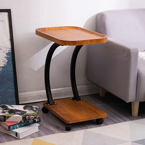 C-förmiger Beistelltisch, moderner Beistelltisch mit Metallrahmen für Couch und Sofa, ideal für Schlafzimmer und Wohnzimmer, platzsparendes Design A C-förmiger Beistelltisch, moderner Beistelltisch mit Metallrahmen für Couch und Sofa, ideal für Schlafzimmer und Wohnzimmer, platzsparendes Design A von LETIANZG