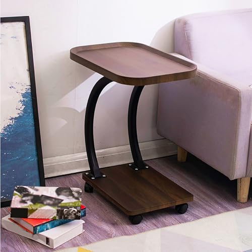 C-förmiger Beistelltisch, moderner Beistelltisch mit Metallrahmen für Couch und Sofa, ideal für Schlafzimmer und Wohnzimmer, platzsparendes Design B C-förmiger Beistelltisch, moderner Beistelltisch mit Metallrahmen für Couch und Sofa, ideal für Schlafzimmer und Wohnzimmer, platzsparendes Design B von LETIANZG