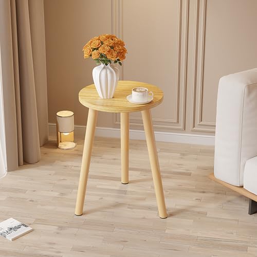 LETIANZG Couchtisch Wohnzimmertisch Beistelltisch Sofatisch Kaffeetisch Moderner Wohnzimmer Schlafzimmertisch Höhe 72 cm Rund Geeignet Für Kleine Räume C,Diameter 40cm von LETIANZG