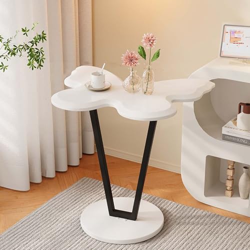 LETIANZG Moderner und eleganter Stil, schmetterlingsförmiger Beistelltisch, C-förmiger Beistelltisch, kann unter das Sofa oder Bett geschoben Werden, geeignet für Wohnzimmer, Schlafzimmer E von LETIANZG