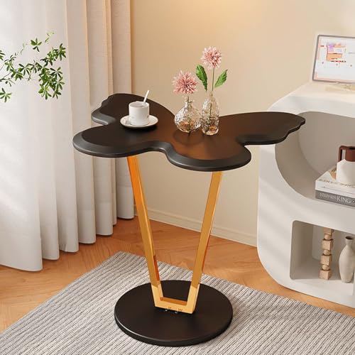 LETIANZG Schmetterlingsförmige Tischplatte, Moderner Eleganter Beistelltisch, Dekorativer Tisch Für Wohnzimmer, Schlafzimmer, Büro, Kleiner Tisch, Einfache Montage G von LETIANZG
