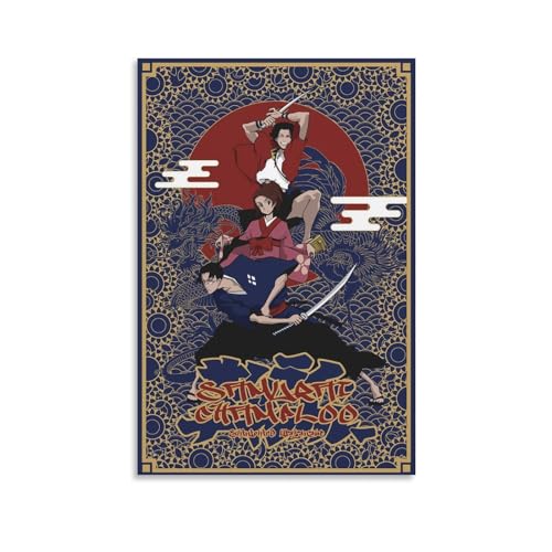 LETOOUY Anime Samurai Champloo Art Poster Dekorative Malerei Leinwand Wandkunst Wohnzimmer Poster Schlafzimmer Malerei,Wandkunst Bilddruck Moderne Familienzimmer Dekor 24x36inch(60x90cm) von LETOOUY