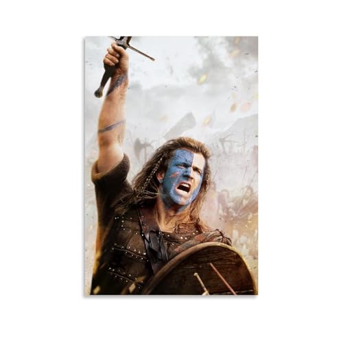 LETOOUY Braveheart Cast Uilleam Uallas Poster Dekorative Malerei Leinwand Wandkunst Wohnzimmer Poster Schlafzimmer Malerei,Wandkunst Bilddruck Moderne Familienzimmer Dekor 08x12inch(20x30cm) von LETOOUY
