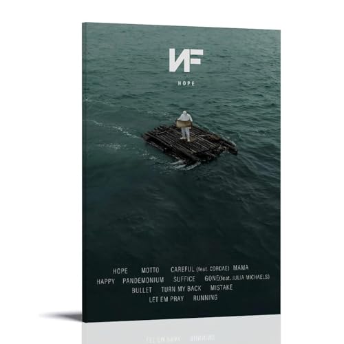 LETOOUY Nf Poster Hope Album Cover Poster Poster Dekorative Malerei Leinwand Wandkunst Wohnzimmer Poster Schlafzimmer Malerei,Wandkunst Bilddruck Moderne Familienzimmer Dekor 12x18inch(30x45cm) von LETOOUY