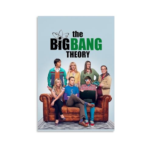 LETOOUY The Big Bang Theory Art Poster Dekorative Malerei Leinwand Wandkunst Wohnzimmer Poster Schlafzimmer Malerei,Wandkunst Bilddruck Moderne Familienzimmer Dekor 12x18inch(30x45cm) von LETOOUY