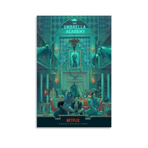 LETOOUY Tv Series The Umbrella Academy Comic Poster Dekorative Malerei Leinwand Wandkunst Wohnzimmer Poster Schlafzimmer Malerei,Wandkunst Bilddruck Moderne Familienzimmer Dekor 24x36inch(60x90cm) von LETOOUY