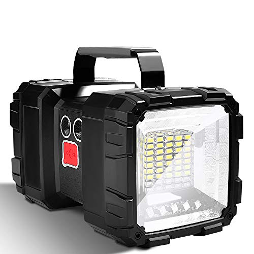 LETOUR LED Handscheinwerfer, LED Taschenlampe 1200LM Ultra-Long Standby Hochleistungs wasserdichte Campinglaterne 7 Modi Superheller LED Suchscheinwerfer (Klassische Pflichtkäufe) von LETOUR