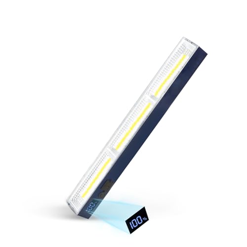 LETOUR Arbeitsleuchte LED Akku 165 LEDs Arbeitsleuchte mit 5000mAh LED Werkstattlampe Arbeitslampe LED Werkstatt Magnet für Notlicht Stromausfall Werkstatt Beleuchtung von LETOUR
