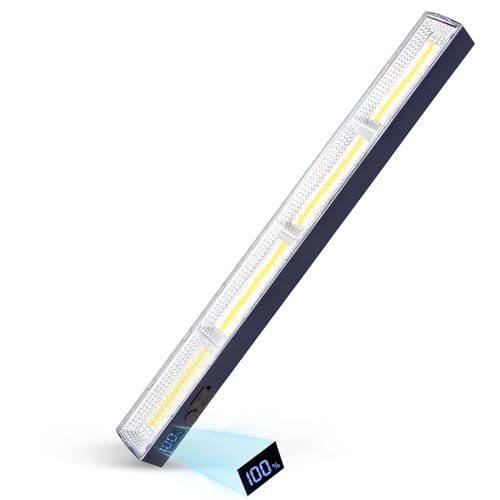 LETOUR Werkstattlampe, Arbeitsleuchte LED Akku 216 LEDs Arbeitsleuchte Werkstattlampe mit 7500mAh LED Werkstattlampe Arbeitslampe LED Werkstatt Magnet für Notlicht Stromausfall Werkstatt Beleuchtung von LETOUR