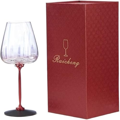 LETROBBV Spinning Wine Decanter Glass with Crystals,Elegant Spinning Wine Glass Exquisite Magic Wine Glasses,Rotating Rolling Un-Spillable Spinning Aerating Wine Glasses for Family,Friend von LETROBBV