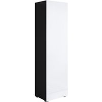 Hängeschrank Vitrinenschrank Vitrine Wohnzimmer 1 Tür 4 Fächer 40x165x29cm Modell Luke V4 Schwarz und Weiss Glanz Hängeschrank Vitrinenschrank Vitrine Wohnzimmer 1 Tür 4 Fächer 40x165x29cm Modell Luke V4 Schwarz und Weiss Glanz von LETTIEMOBILI