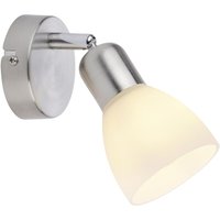 Leuchten Direkt - JustLight 1er Spot Karo stahl-weiß 14 x 8 cm E14, max. 40 w Wandlampen Leuchten Direkt - JustLight 1er Spot Karo stahl-weiß 14 x 8 cm E14, max. 40 w Wandlampen von LEUCHTEN DIREKT