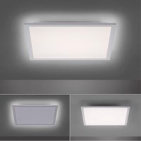 Leuchten Direkt LED Deckenleuchte Flat in Weiß 2x 17W 4300lm 450x450mm - Weiß von LEUCHTEN DIREKT