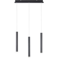 Led Pendelleuchte Hängelampe Deckenleuchte Wohnzimmerlampe Esszimmerleuchte, Metall Alu schwarz, 18 w 1000Lm warmweiß 3000K, h 120 cm Led Pendelleuchte Hängelampe Deckenleuchte Wohnzimmerlampe Esszimmerleuchte, Metall Alu schwarz, 18 w 1000Lm warmweiß 3000K, h 120 cm von LEUCHTEN DIREKT