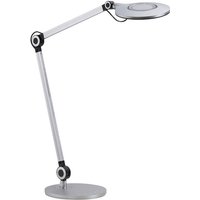 Led Tischleuchte Schreibtischleuchte verstellbar Tischlampe mit Touchdimmer, cct, Alu weiß, 9W 550Lm warmweiß-kaltweiß, h 51-103 cm von LEUCHTEN DIREKT
