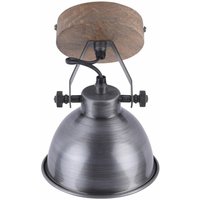 JustLight 1er Spot Samia eisen 21,5 x 15 cm E14, max. 40 W Deckenleuchte von LEUCHTEN DIREKT