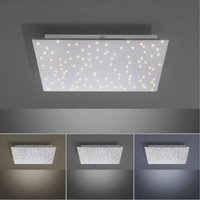 Leuchten Direkt - led Deckenleuchte Sparkle in Silber 18W 2050lm 450x450mm - Silber von LEUCHTEN DIREKT