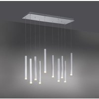 Leuchten Direkt - led Pendelleuchte Bruno in Aluminium 10x5,2W 2650lm - Aluminium von LEUCHTEN DIREKT