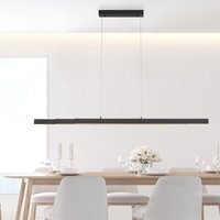 Leuchten Direkt - led Pendelleuchte Luzi in Schwarz 3x 15W 4680lm - Schwarz von LEUCHTEN DIREKT