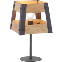 Leuchten Direkt - Retro Schreib Nacht Tisch Leuchte Holz Eisen Lese Lampe Schlaf Wohn Zimmer Beleuchtung Leuchten Direkt - Retro Schreib Nacht Tisch Leuchte Holz Eisen Lese Lampe Schlaf Wohn Zimmer Beleuchtung von LEUCHTEN DIREKT