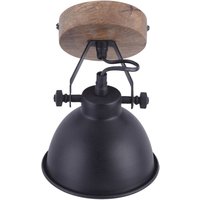 Wand Strahler Leuchte Schlaf Gäste Zimmer Spot Holz Lampe verstellbar schwarz LeuchtenDirekt von LEUCHTEN DIREKT