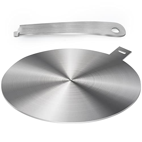 LEUOVE Induktion Adapter 24cm, Induction Plate für Moka Töpfe und Pfannen auf Induktionskochfelder von LEUOVE