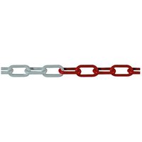 Levac - Kunststoffkette Ø8 mm Rot/Weiß L.32 x H.11mm - 25 m Beutel - 2045B von LEVAC