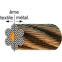Verzinktes Kabel mit Metallkern Levac 7x19 Drähte - Ø6 mm - crm 2470 Kg - 1022FGE200 - Pro lfd. Meter von LEVAC