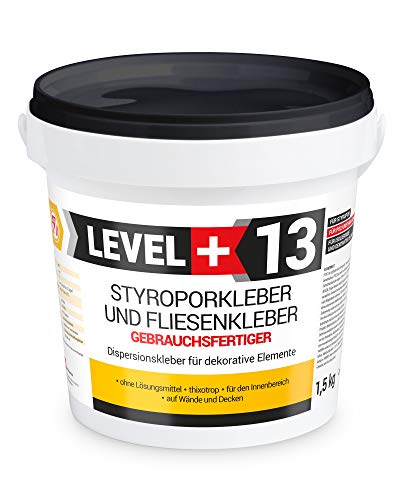 1,5 kg Styroporkleber Korkkleber Renoviervlies Dispersionkleber Flisenkleber Montagekleber RM13 von LEVEL PLUS