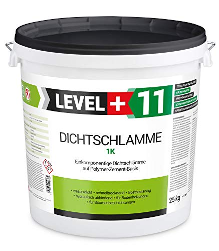 Dichtschlämme 1K 25kg, Abdichtung, Trockener Keller, Fundamentwände, Balkone, Terrasse, Dichtungsschlämme RM11 Dichtschlämme 1K 25kg, Abdichtung, Trockener Keller, Fundamentwände, Balkone, Terrasse, Dichtungsschlämme RM11 von LEVEL PLUS