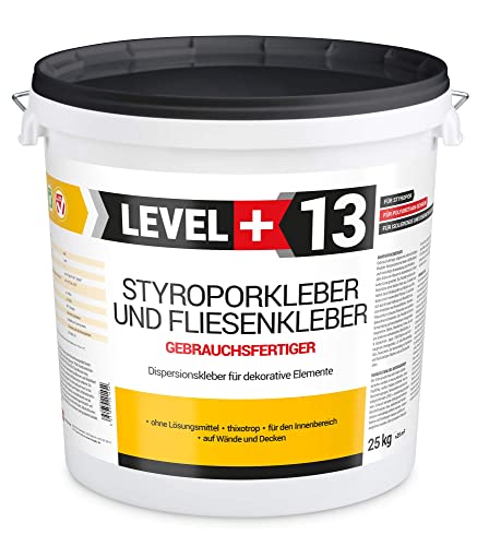 25 kg Styroporkleber Korkkleber Renoviervlies Dispersionkleber Flisenkleber Montagekleber RM13 von LEVEL PLUS